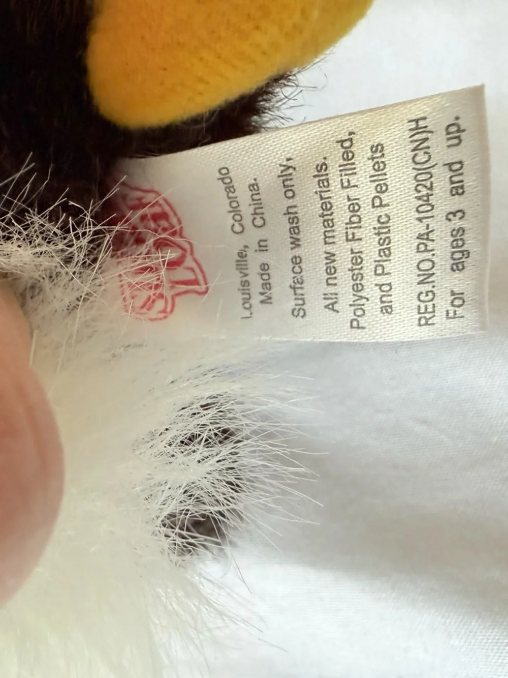 Sugar Loaf American Bald Eagle Stuff Toy Approximately 6” Sitting Down.